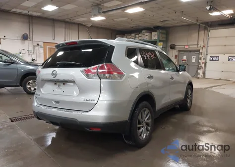 2015 Nissan Rogue Sl из США, поврежденный, VIN 5N1AT2MV2FC826347